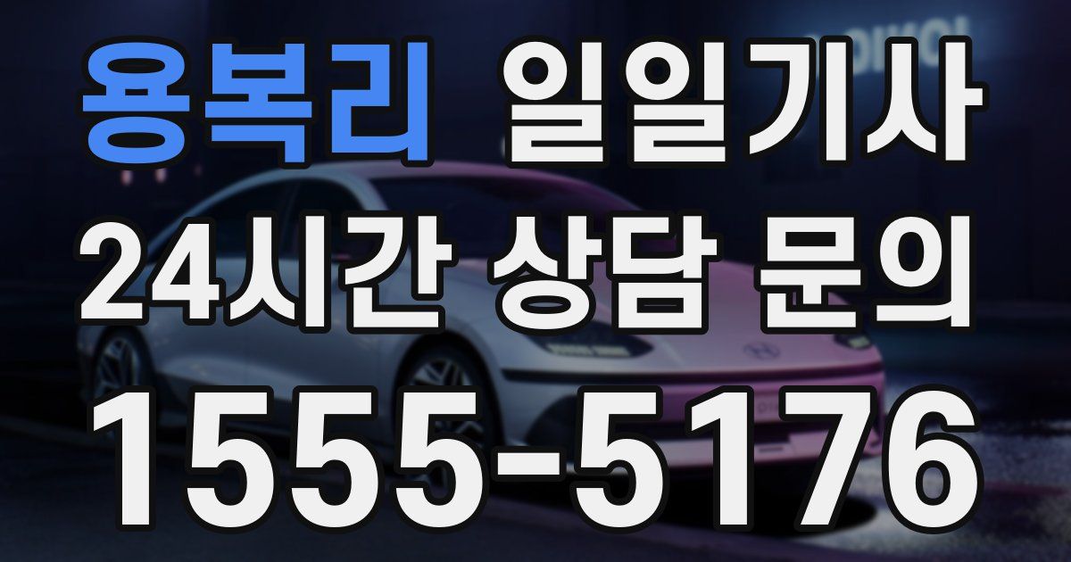 일일대리기사