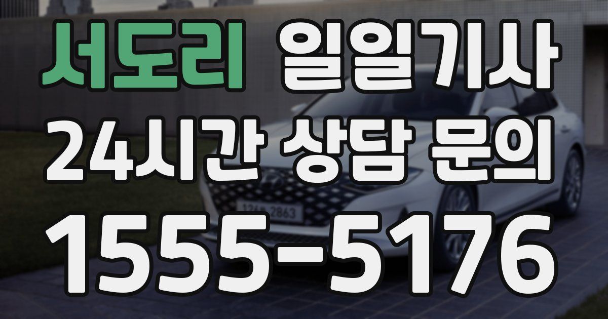 일일대리기사