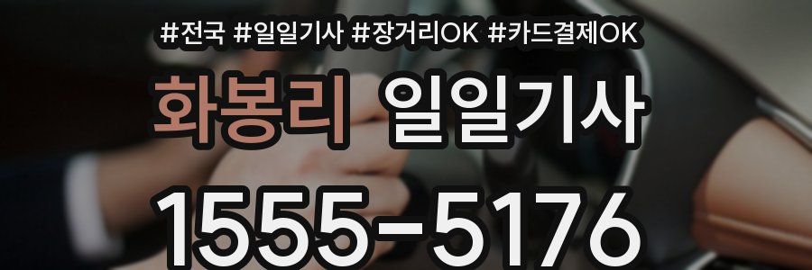 화봉리 일일기사