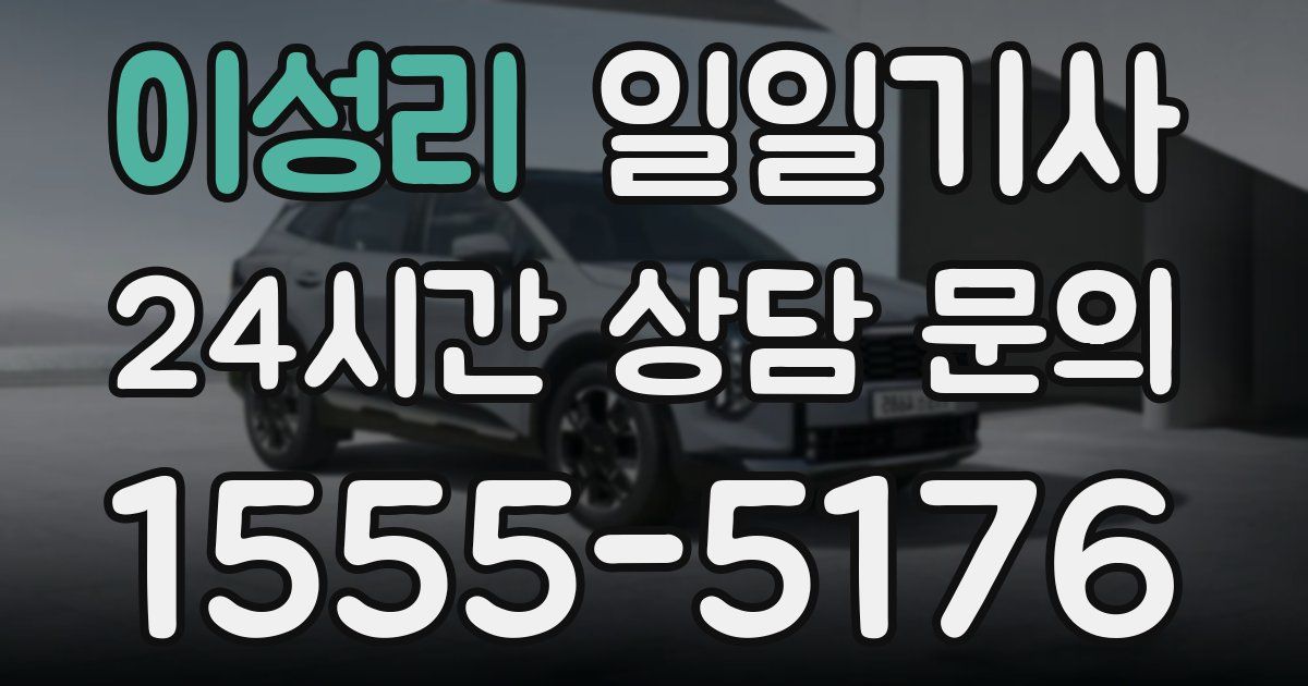 일일대리기사
