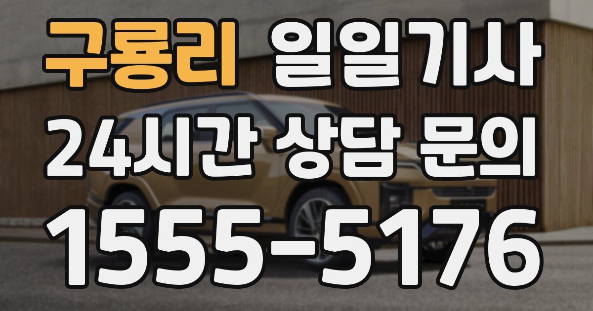 일일대리기사
