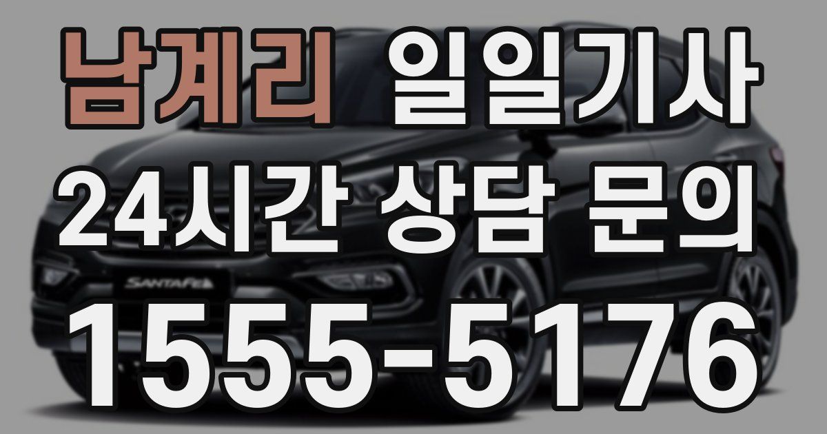 일일대리기사