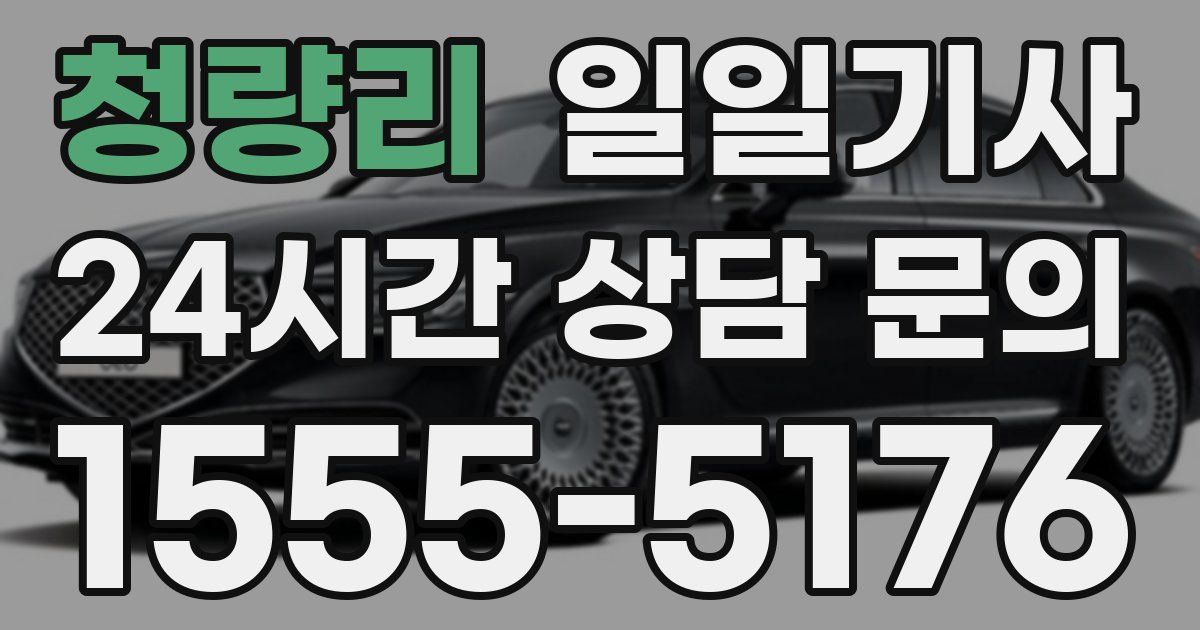 일일대리기사