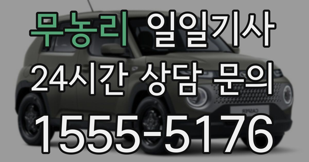 일일대리기사