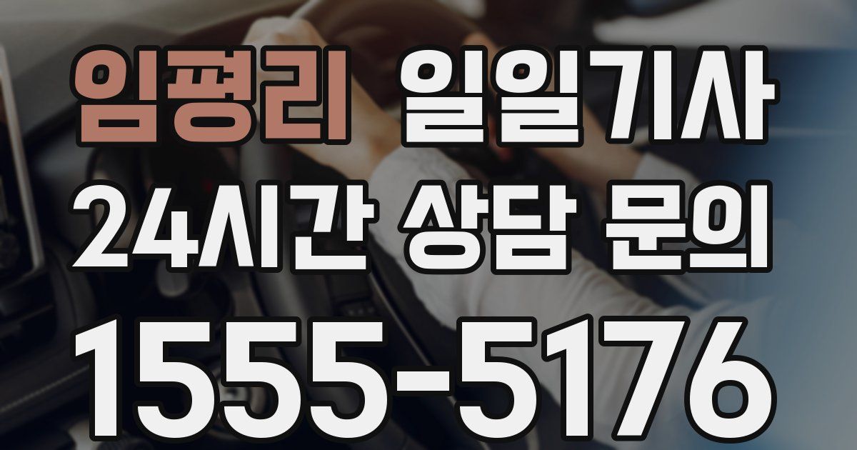 일일대리기사