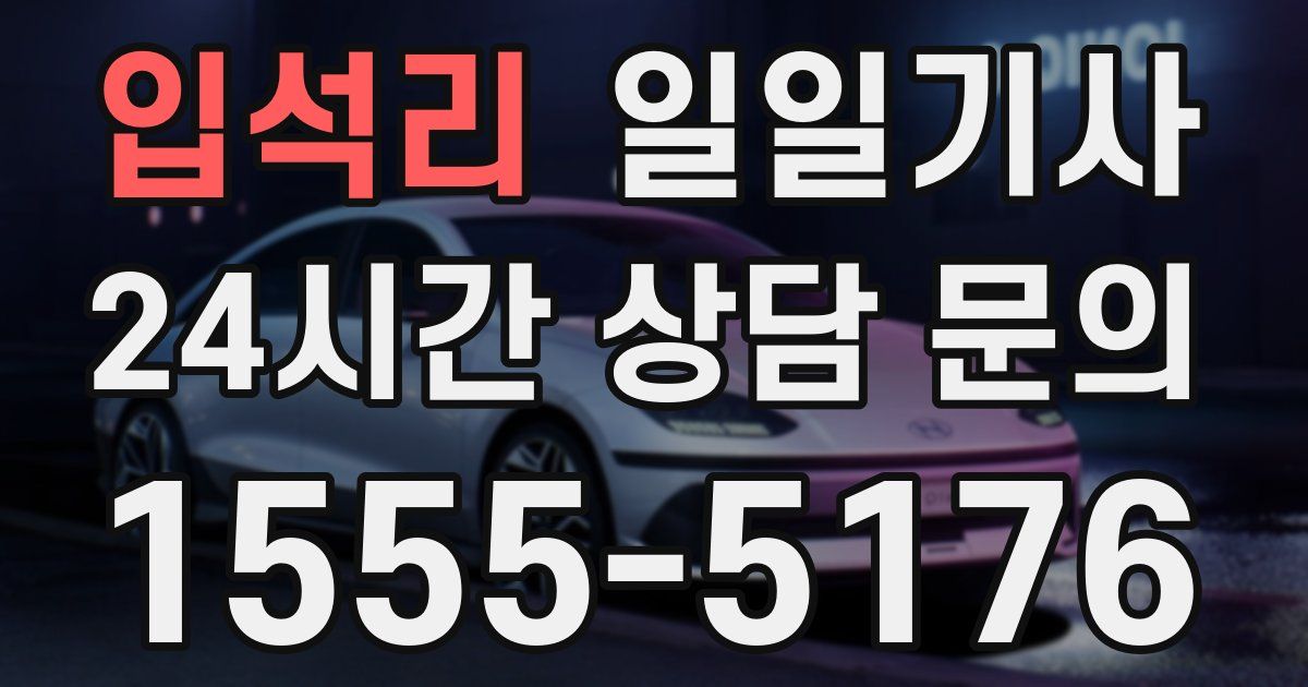 일일대리기사