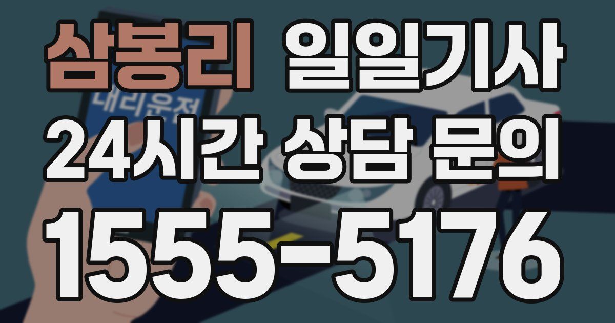 일일대리기사