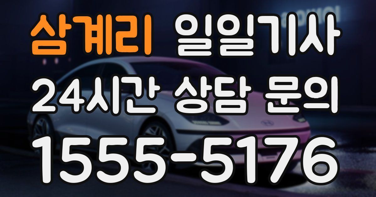 일일대리기사