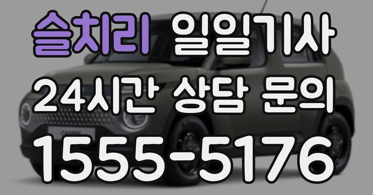 일일대리기사