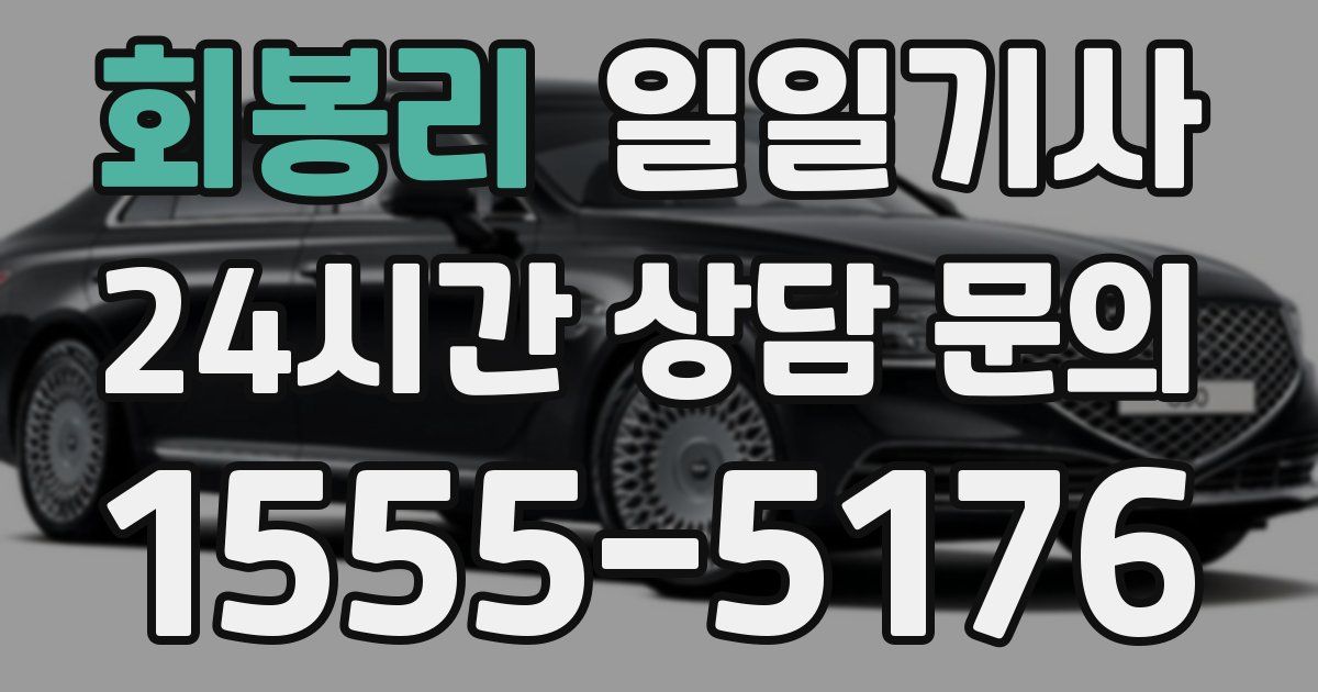 일일대리기사