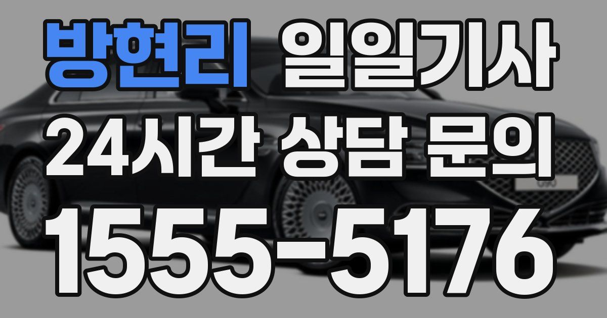 일일대리기사