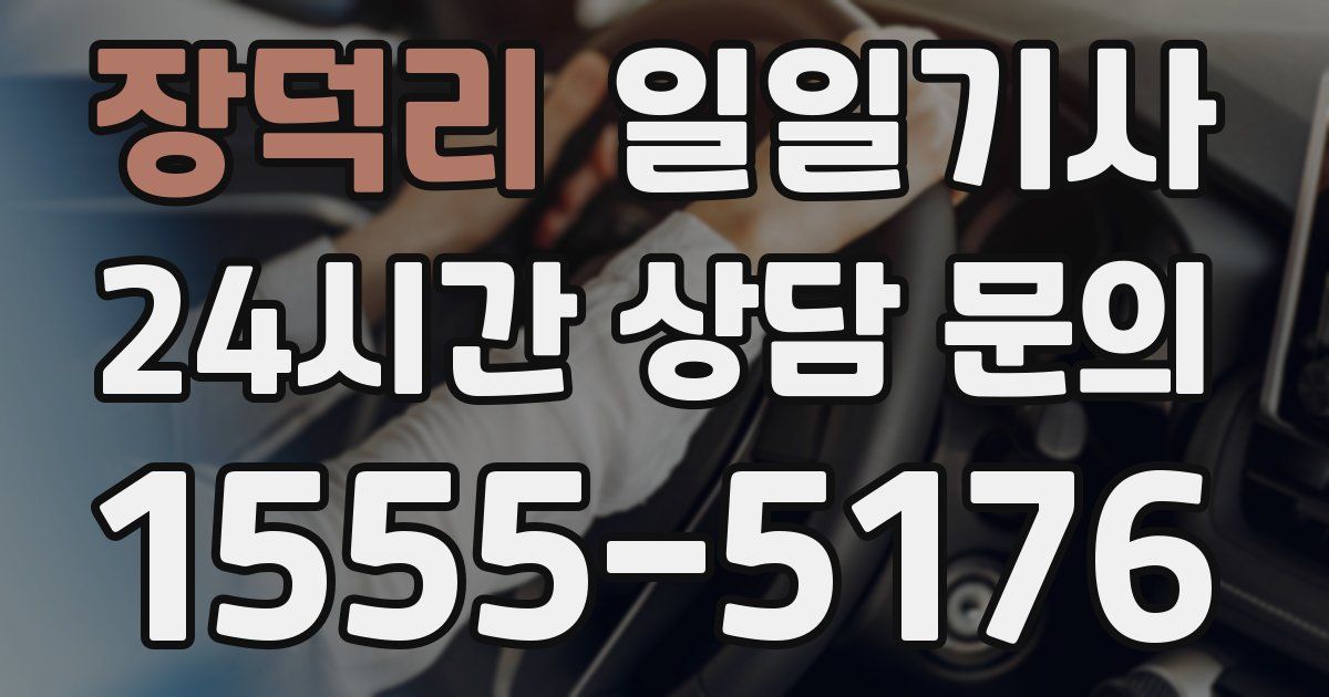 일일대리기사