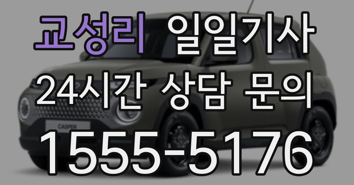 일일대리기사