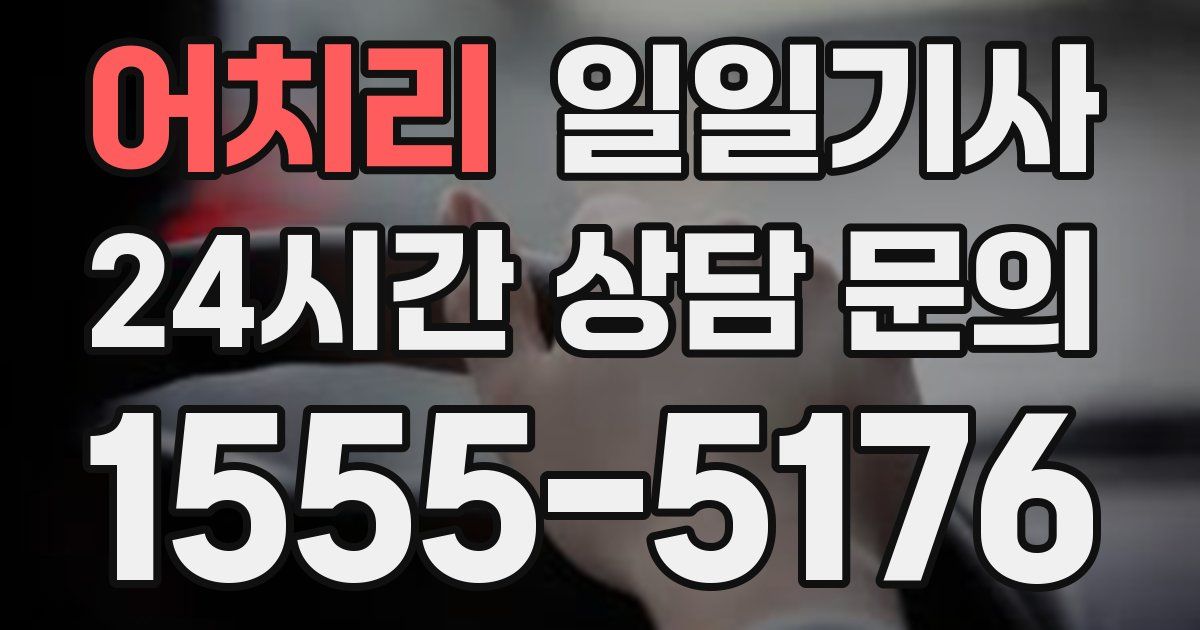 일일대리기사