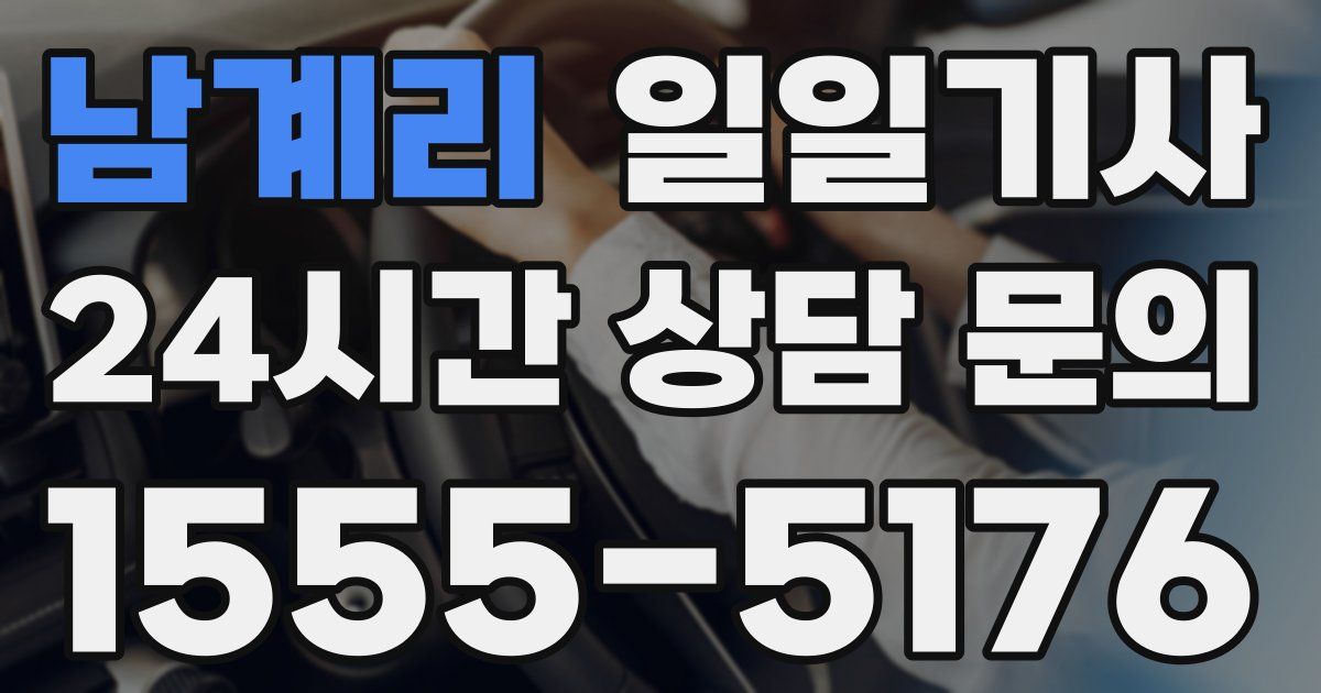 일일대리기사