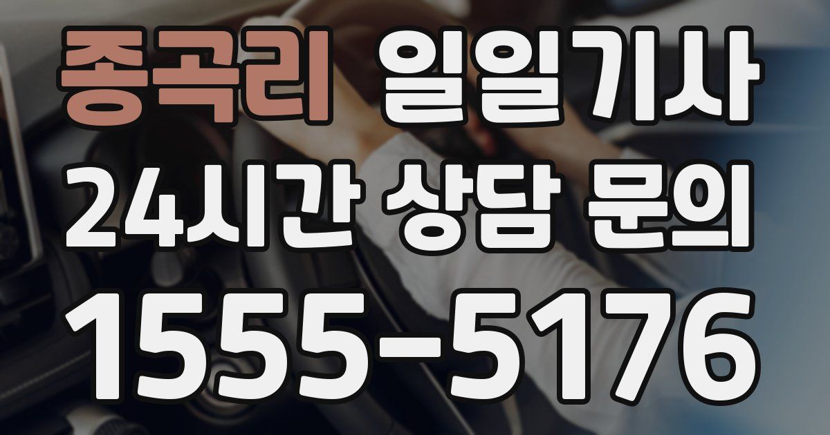 일일대리기사