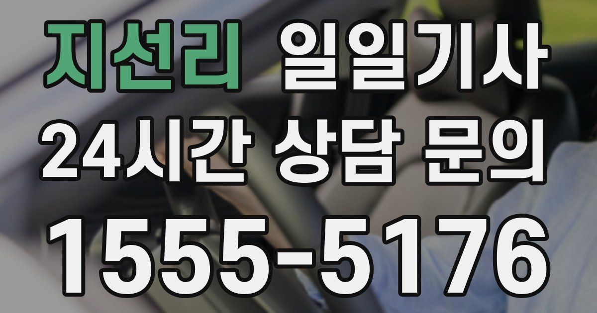 일일대리기사
