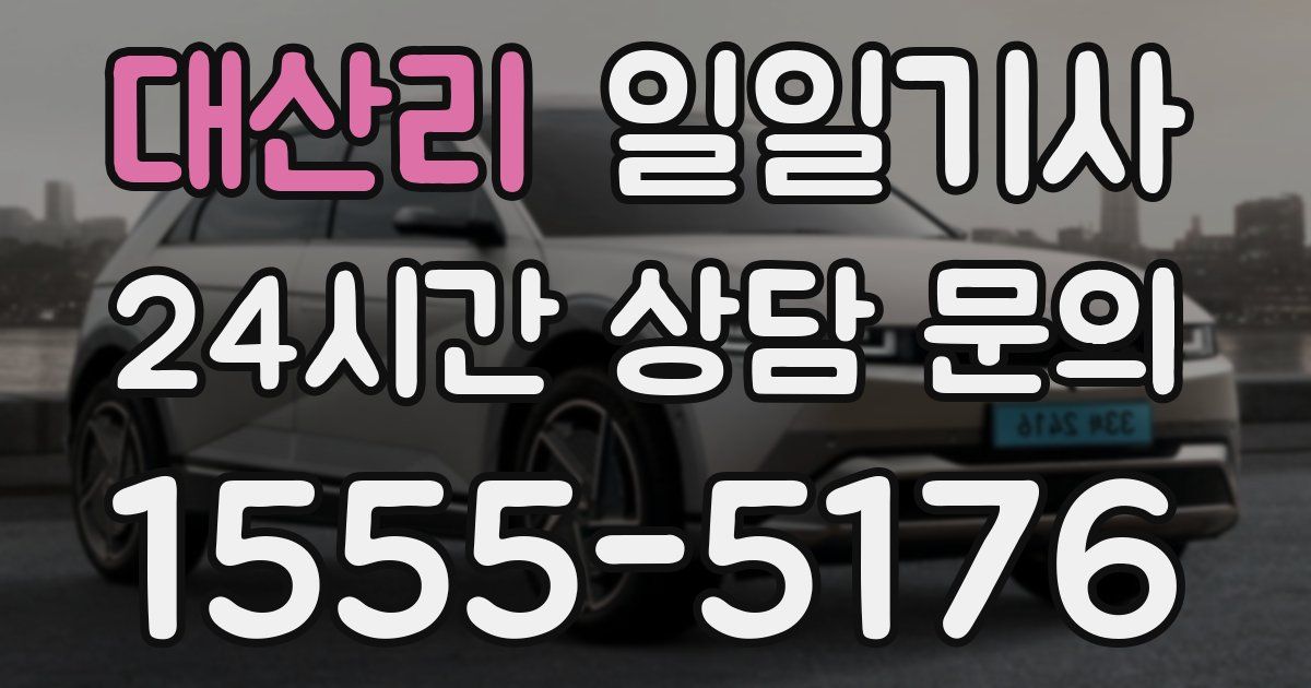 일일대리기사