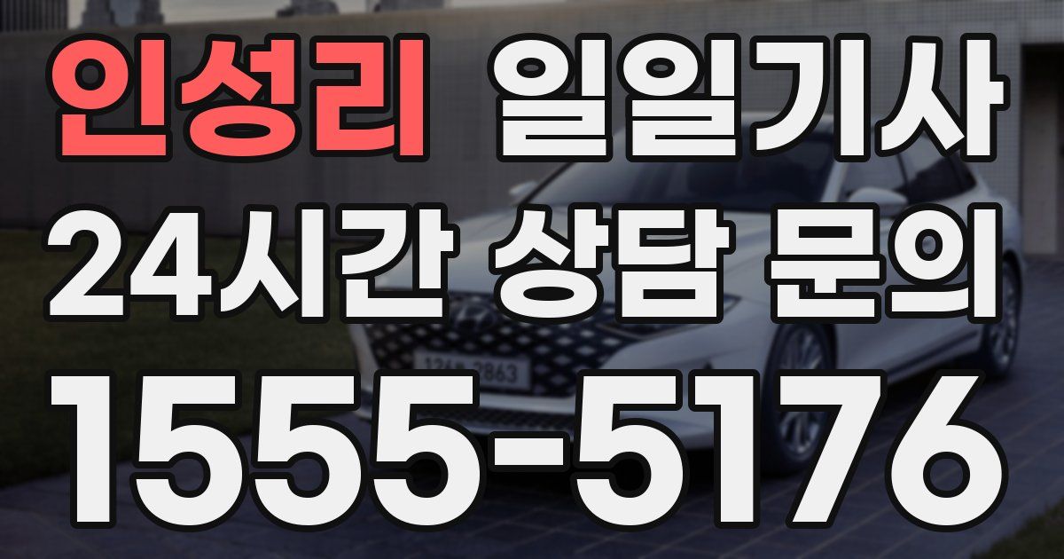 일일대리기사