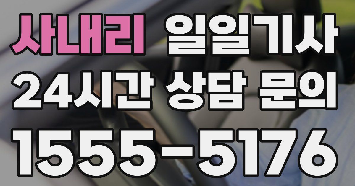 일일대리기사