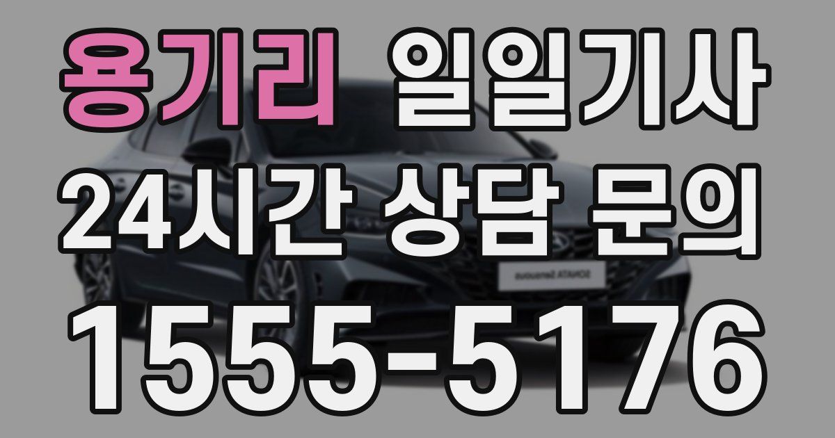 일일대리기사