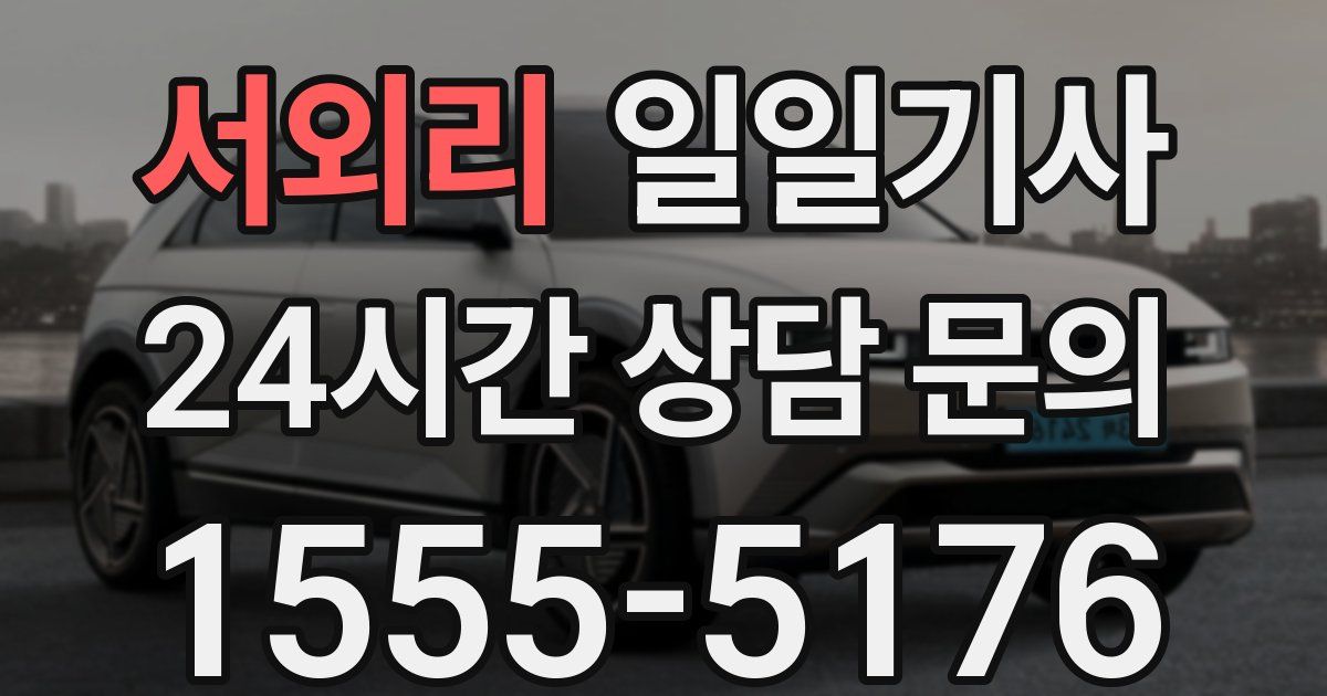 일일대리기사