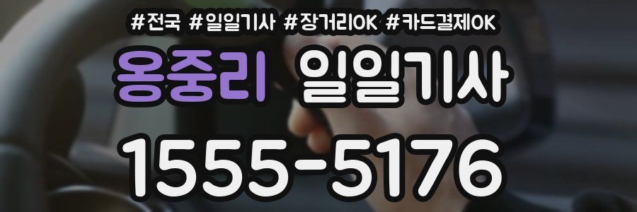 옹중리 일일기사