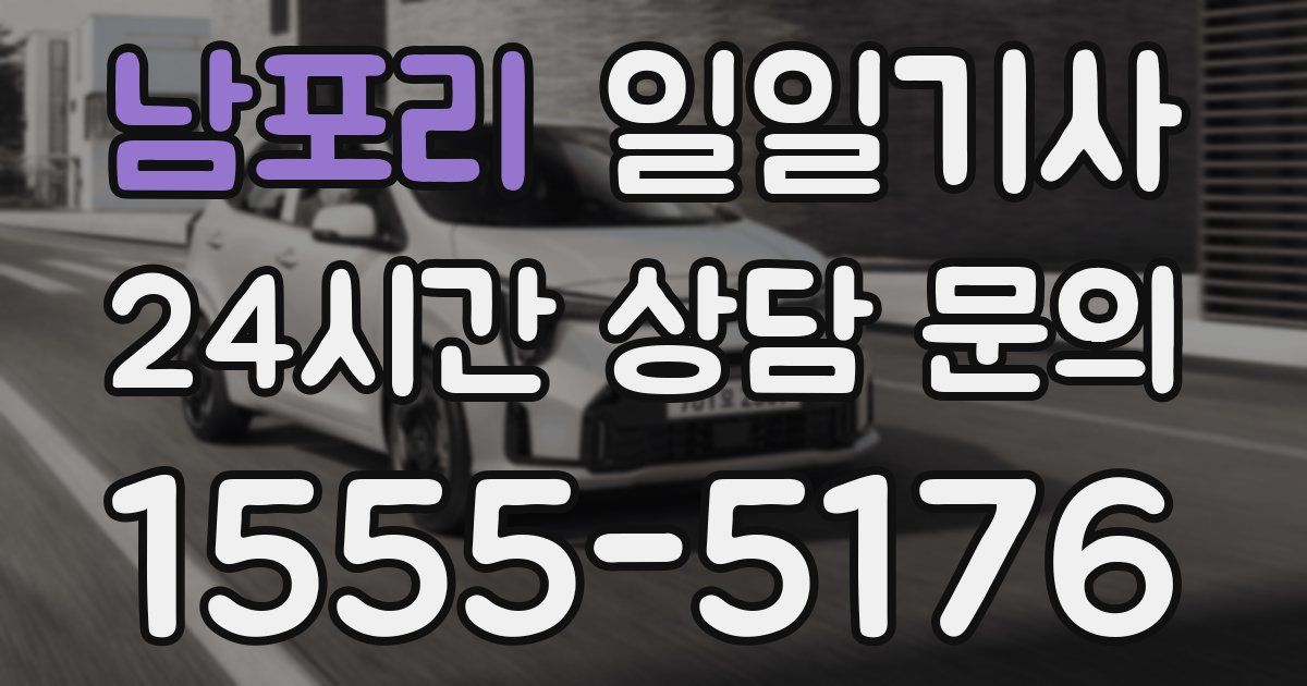 일일대리기사