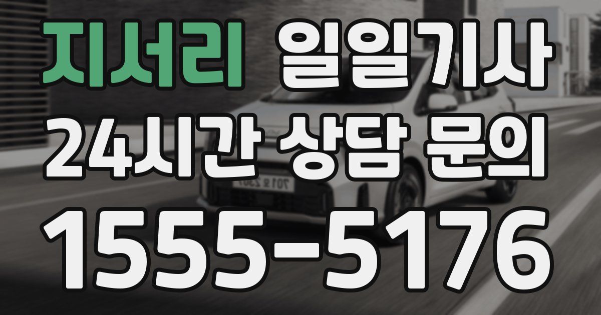 일일대리기사