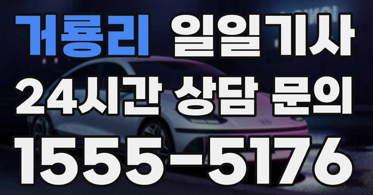 일일대리기사
