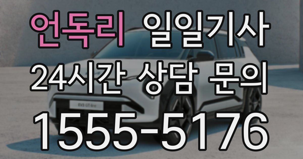 일일대리기사