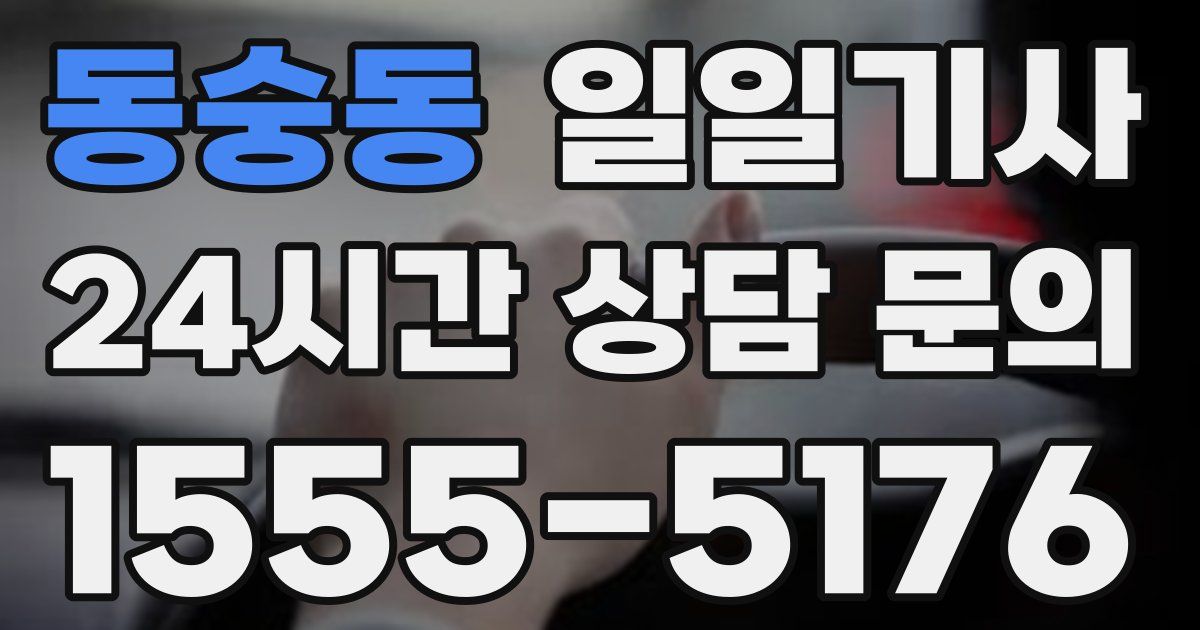 일일대리기사