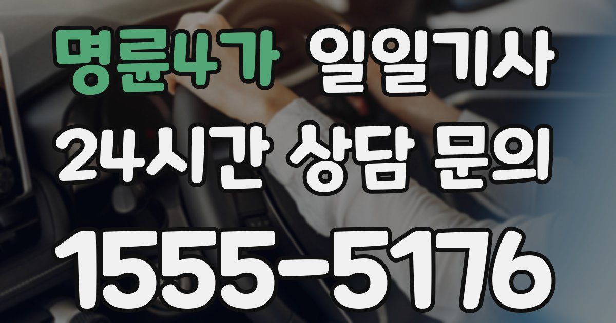 일일대리기사