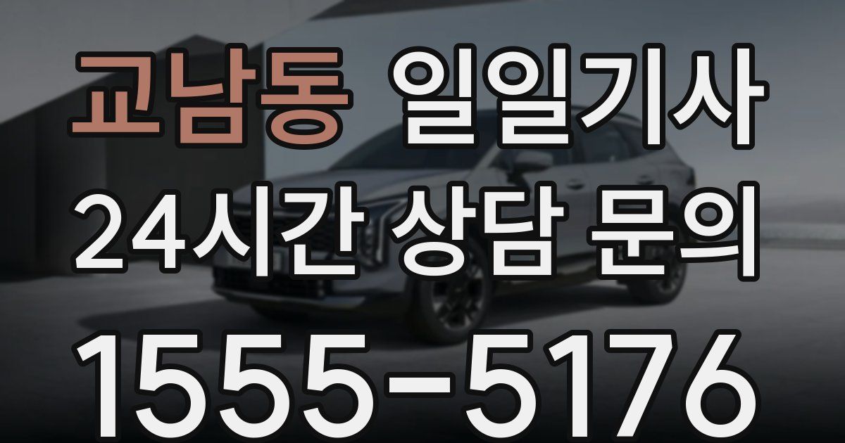 일일대리기사
