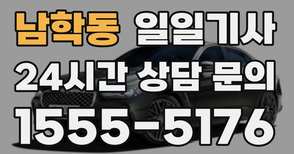 일일대리기사