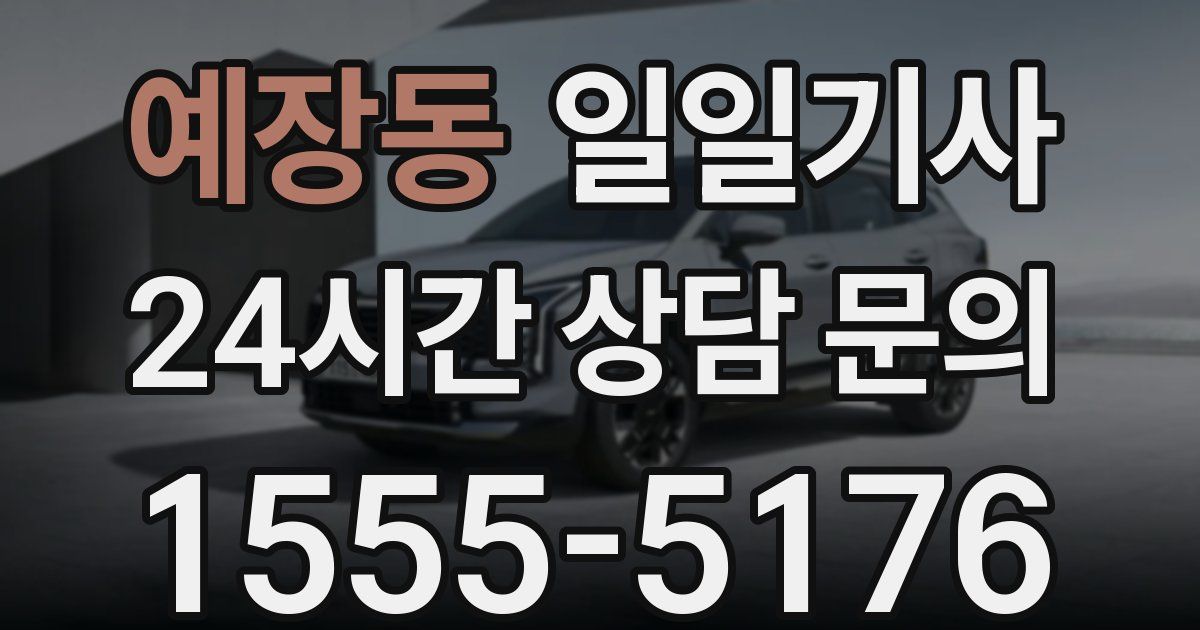 일일대리기사