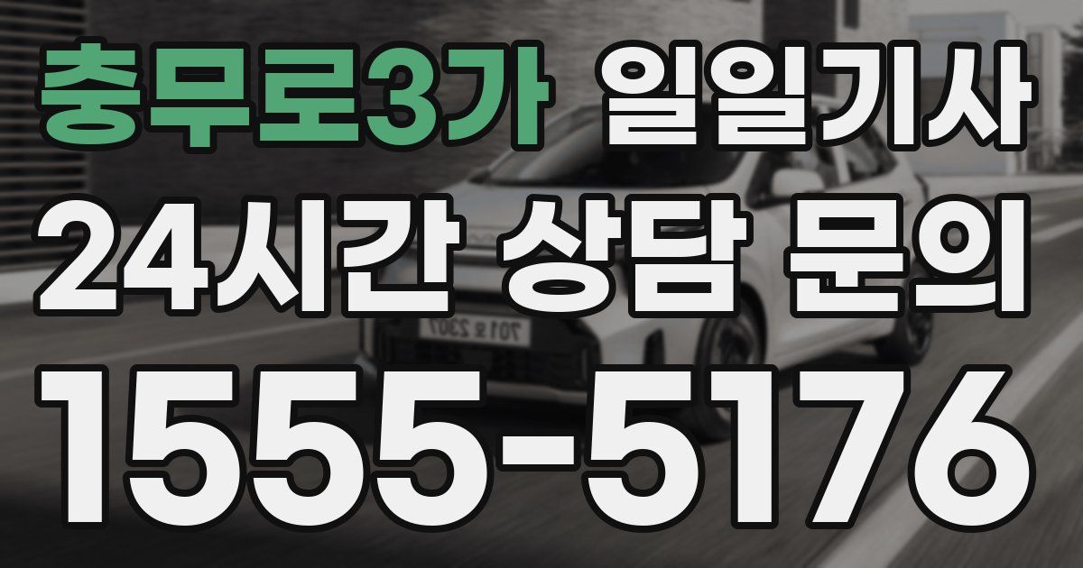 일일대리기사