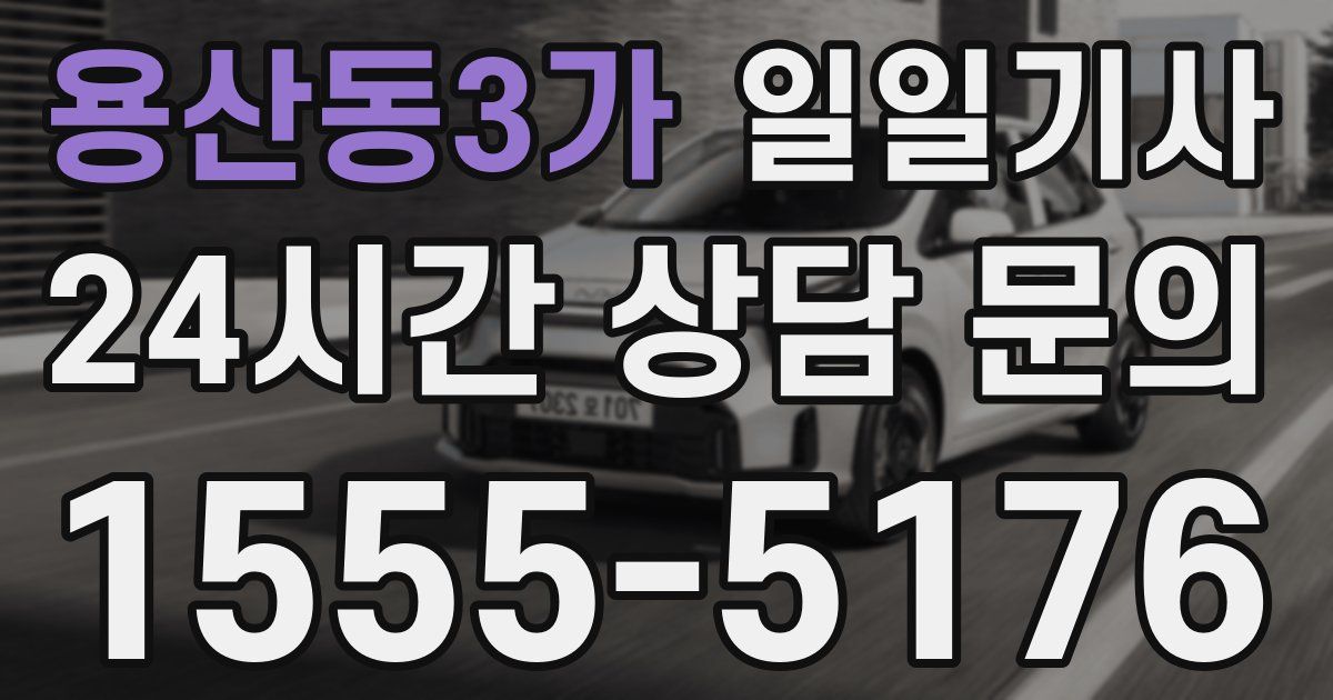 일일대리기사