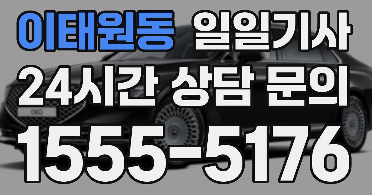 일일대리기사