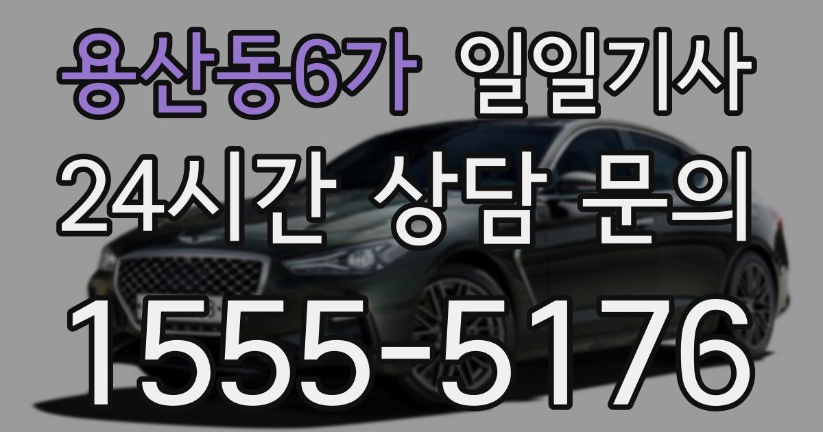 일일대리기사