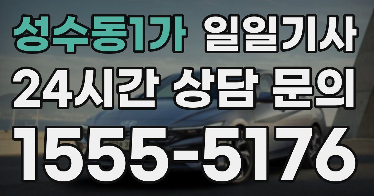 일일대리기사