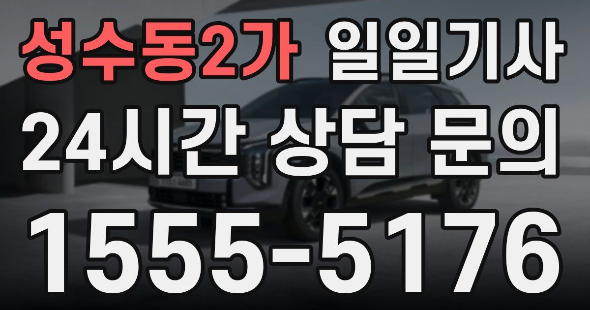 일일대리기사