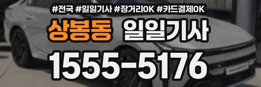 상봉동 일일기사