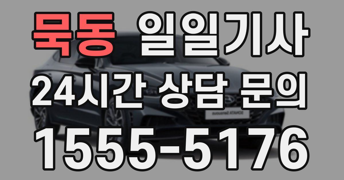 일일대리기사