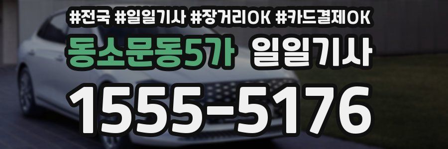 동소문동5가 일일기사