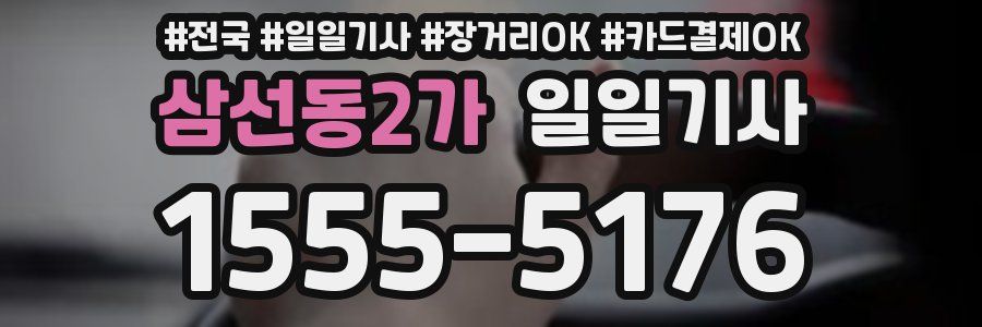 삼선동2가 일일기사