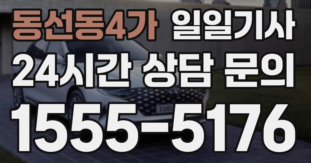 일일대리기사