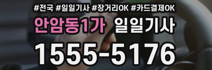 안암동1가 일일기사