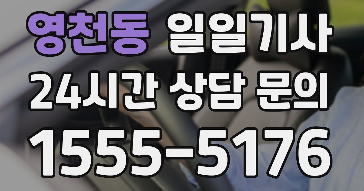 일일대리기사