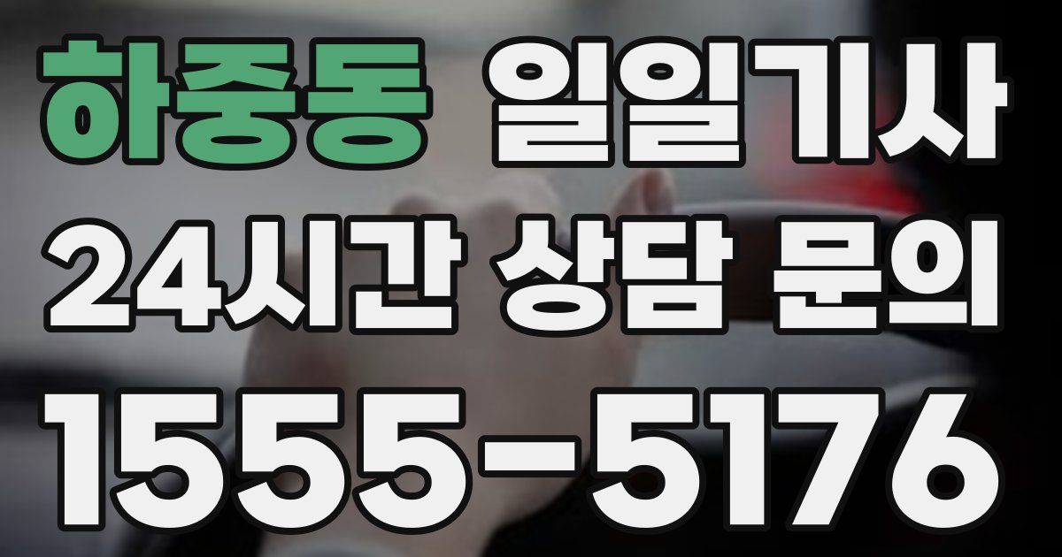 일일대리기사
